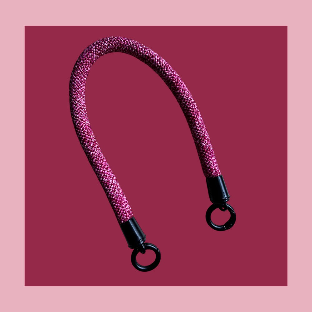 Schlüsselband Rot-Rosa