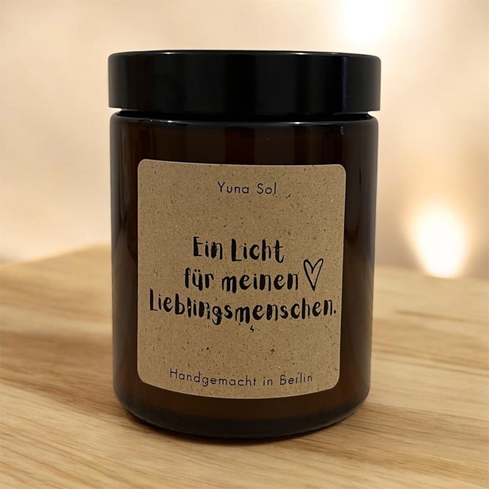 Kerze im Glas - Ein Licht für meinen Lieblingsmenschen