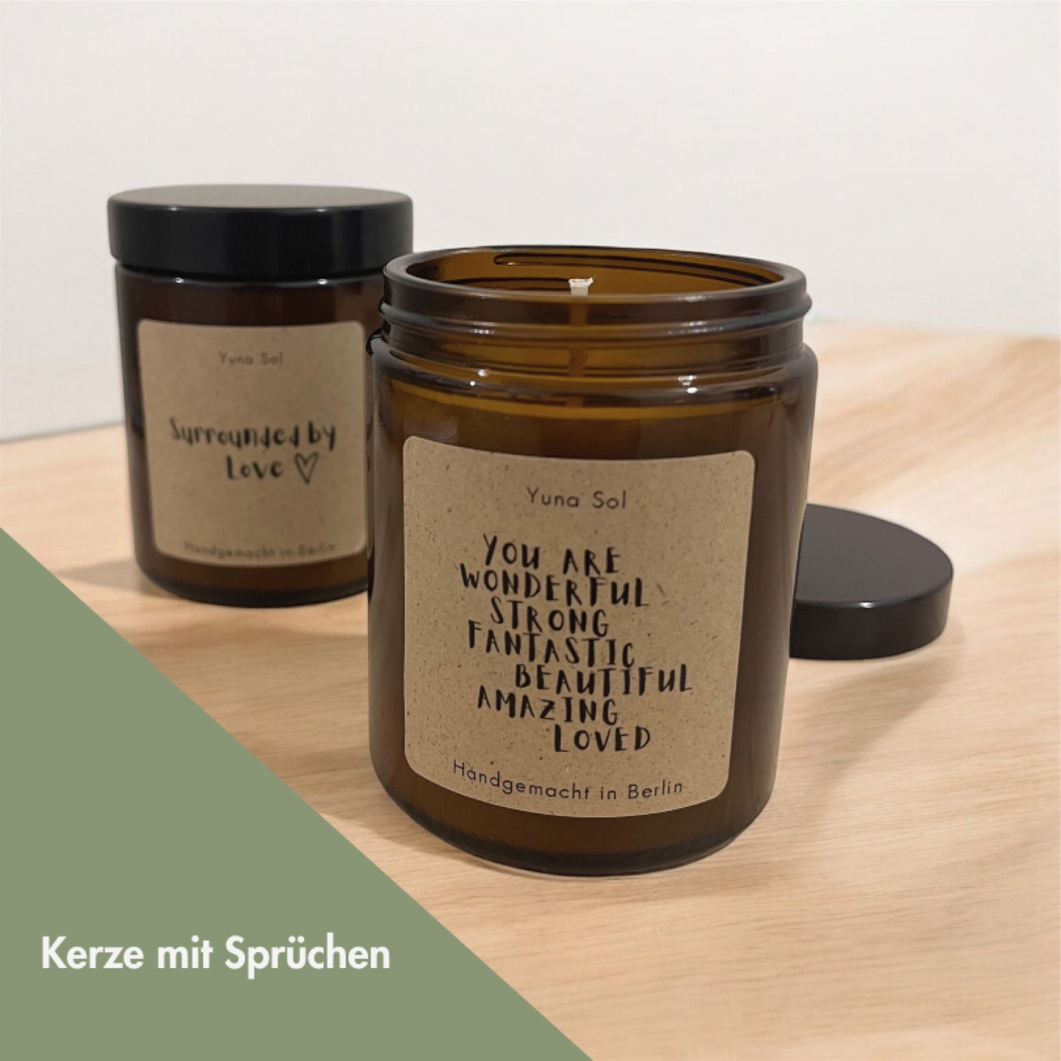 Kerzen im Glas