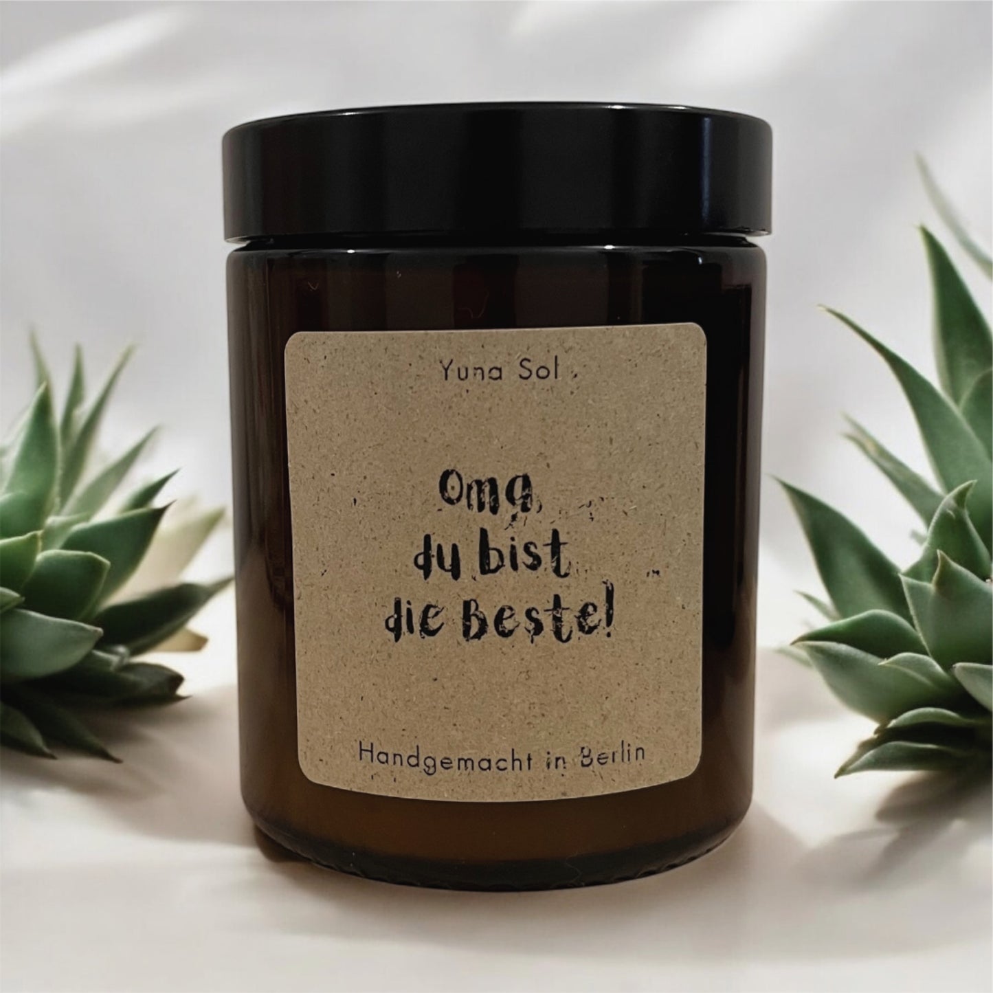 Kerze im Glas - Oma, du bist die Beste!