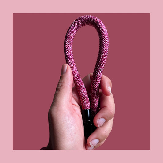 Schlüsselband Rot-Rosa
